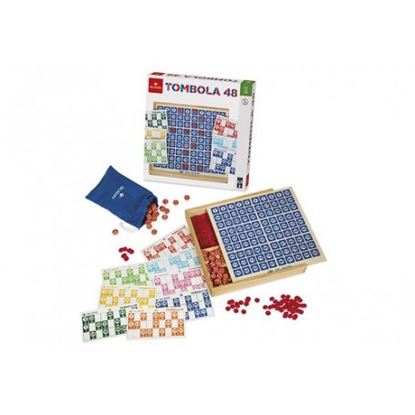 Dal Negro Tombola Legno 48 Cartelle (055757)