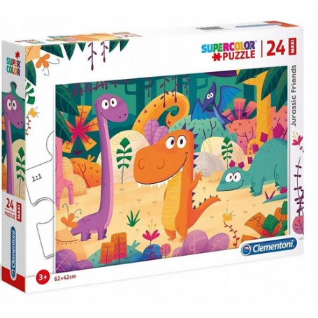 Clementoni Jurassic Friends Puzzle 24 pz (28506)