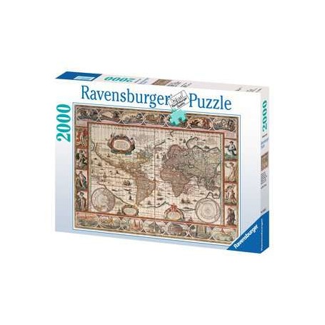 Ravensburger Mappamondo 1650 Puzzle 2000 pezzi (16633)