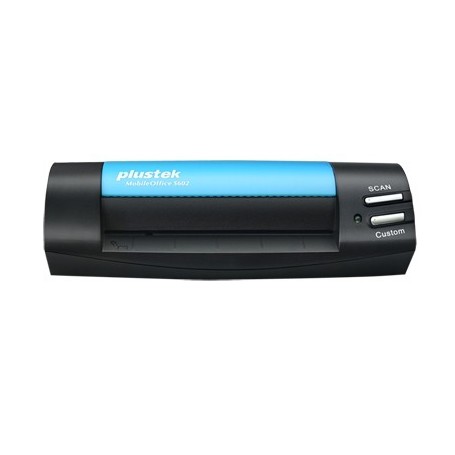 Plustek MobileOffice S602 Scanner per biglietti da visita 1200 x 1200 DPI A6 Nero, Blu (0287)