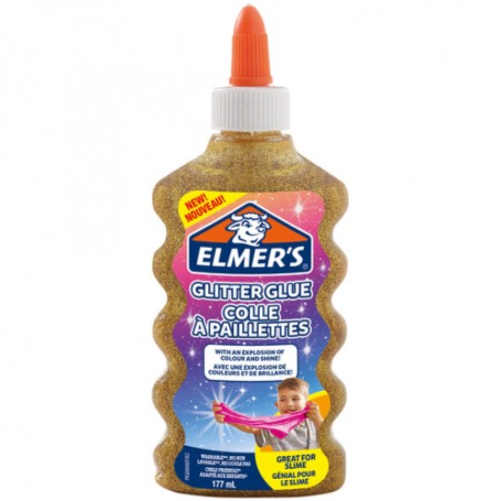 Elmer's Colla liquida glitterata oro (2077251)