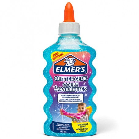 Elmer's Colla liquida glitterata blu (2077252)