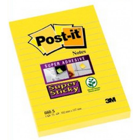 Post-It 660-S pouch autoadesiva Rettangolo Giallo (82483A)