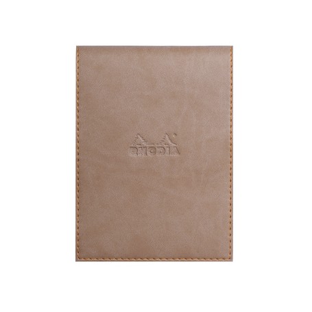 Rhodia Notepad cover + notepad N°13 quaderno per scrivere A6 80 fogli Grigio talpa (138104C)