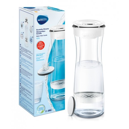 Brita Bottiglia Filtrante per acqua da 1,4l - 1 filtro MicroDisc incluso (1020115)