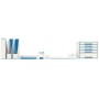 Leitz WOW Polistirolo Blu, Metallico (53611036)