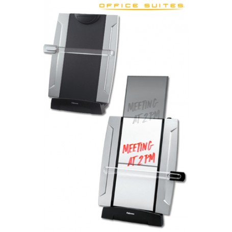 Fellowes 8033201 porta documenti Plastica Nero, Argento (8033201)