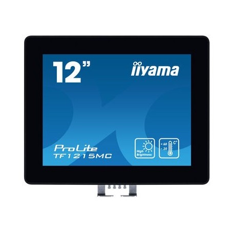 iiyama ProLite TF1215MC-B1 monitor touch screen 30,7 cm (12.1") 1024 x 768 Pixel Multi-touch Nero (TF1215MC-B1)