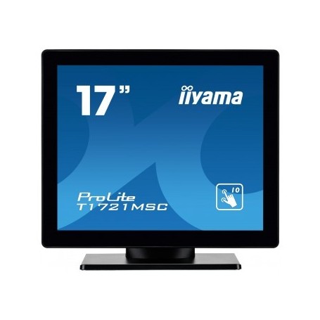 iiyama ProLite T1721MSC-B1 monitor touch screen 43,2 cm (17") 1280 x 1024 Pixel Multi-touch Da tavolo Nero (T1721MSC-B1)