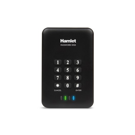 Hamlet Password Disk USB 3.0 hard disk esterno 2,5'' 32gb con crittografia AES 256-bit (HEXD25U3KK32)