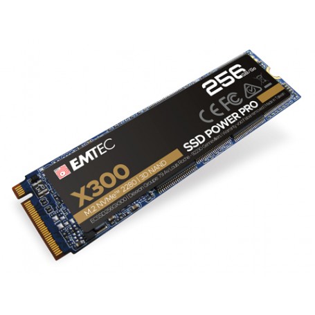Emtec X300 M.2 256 GB PCI Express 3.0 3D NAND NVMe (ECSSD256GX300)