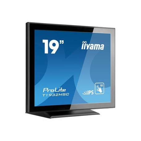 iiyama ProLite T1932MSC-B5X monitor touch screen 48,3 cm (19") 1280 x 1024 Pixel Multi-touch Da tavolo Nero (T1932MSC-B5X)