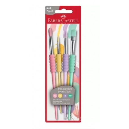 Faber-Castell 481620 pennello d'artista 4 pz (481620)