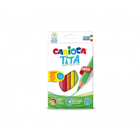Carioca Tita Maxi pastello colorato Multi 12 pz (42789)