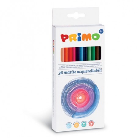 Primo 547MTRI36A pastello colorato Multicolore 36 pz (547MTRI36A)