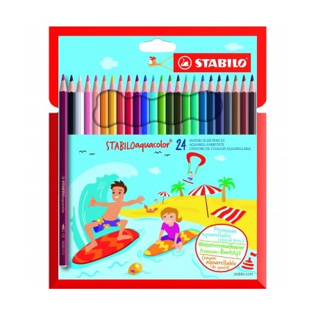 STABILO Aquacolor pastello colorato Multicolore 24 pz (1624-6)