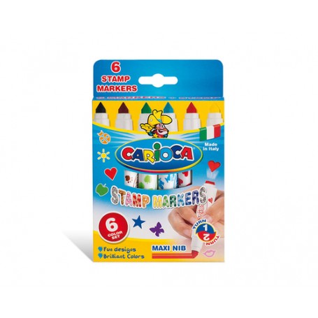 Carioca Stamperello marcatore Multi Multicolore 6 pz (42279)