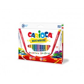 Carioca Magic Markers marcatore Extra grassetto Multicolore 20 pz (41369)