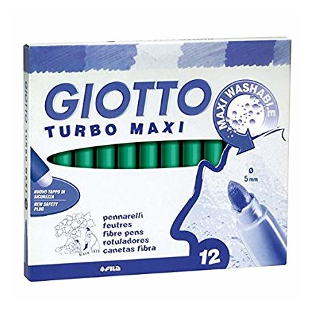 Giotto Turbo Maxi marcatore Vivido Verde 1 pz (456020)