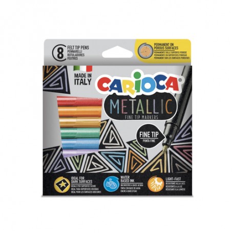 Carioca 43162 marcatore Multicolore 8 pz (43162)
