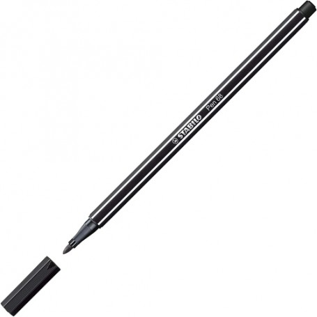 STABILO Pennarello Premium - Pen 68 - ARTYLine - Astuccio da 12 con appendino - 12 colori assortiti (6812-1-20)