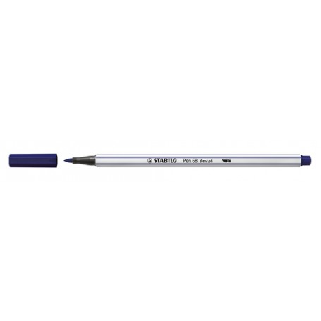 STABILO Pen 68 brush marcatore Medio Blu 1 pz (568/22)