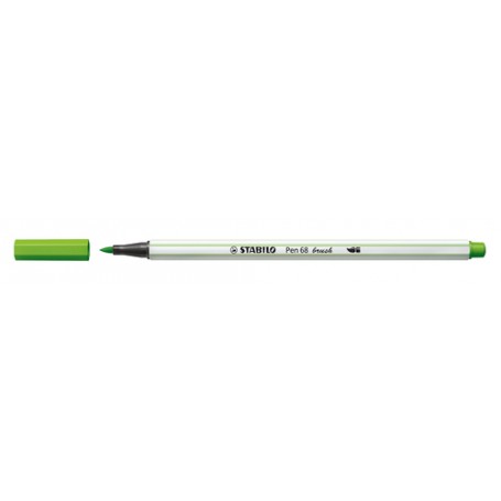 STABILO Pen 68 brush marcatore Medio Verde chiaro 1 pz (568/43)