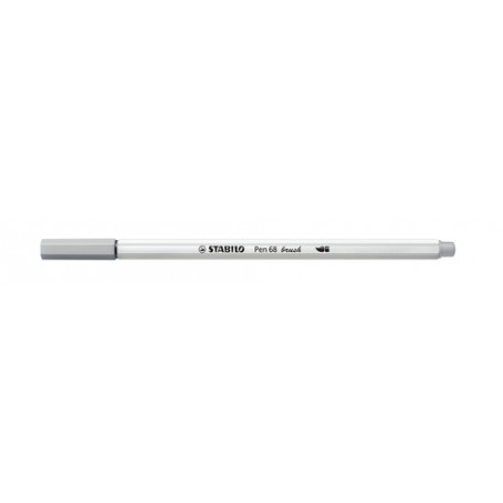 STABILO Pen 68 brush marcatore Medio Grigio 1 pz (568/95)