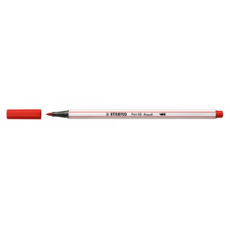 STABILO Pen 68 brush marcatore Medio Rosso 1 pz (568/48)