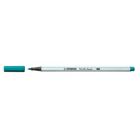 STABILO Pen 68 brush marcatore Medio Turchese 1 pz (568/51)