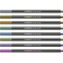 STABILO Pen 68 Metallic marcatore Medio Multicolore 8 pz (6808/8-32)