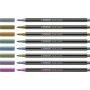 STABILO Pen 68 Metallic marcatore Medio Multicolore 8 pz (6808/8-32)