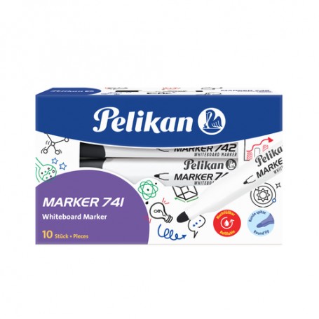 Pelikan 741 evidenziatore 10 pz Tipo di punta Nero (817974)
