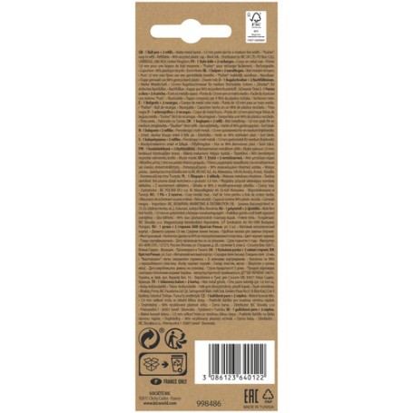 BIC Cristal Re'New, Penna Ricaricabile Nera a Sfera, Fusto in Metallo (Punta 1mm), Confezione 1 Penna + 2 Ricariche (997201)