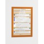 Durable DURAFRAME A4 cornice magnetica Arancione (4872-09)