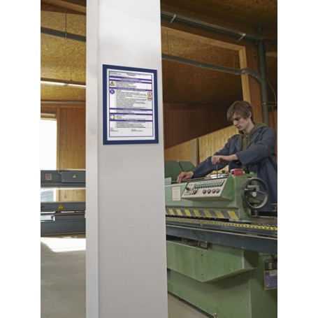 Durable 4872-07 cornice magnetica A4 Blu (4872-07)