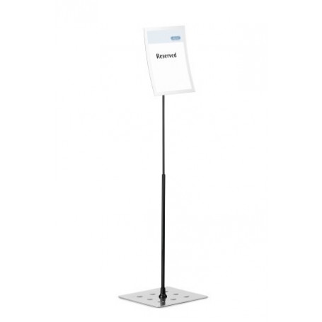 Durable 498123 stand informativo e supporto per brochure A4 Metallo Argento (4981-23)