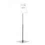 Durable 498123 stand informativo e supporto per brochure A4 Metallo Argento (4981-23)