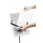 Durable 498123 stand informativo e supporto per brochure A4 Metallo Argento (4981-23)