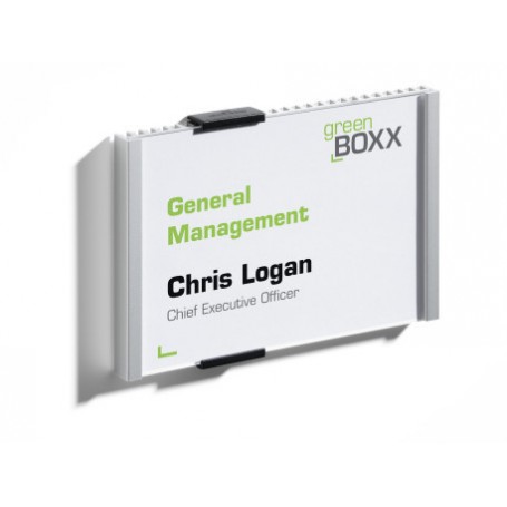 Durable 480123 stand informativo e supporto per brochure Supporto per segnale Alluminio Argento (4801-23)