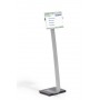 Durable INFO SIGN Stand informativo A4 Acrilico, Alluminio Argento (4812-23)
