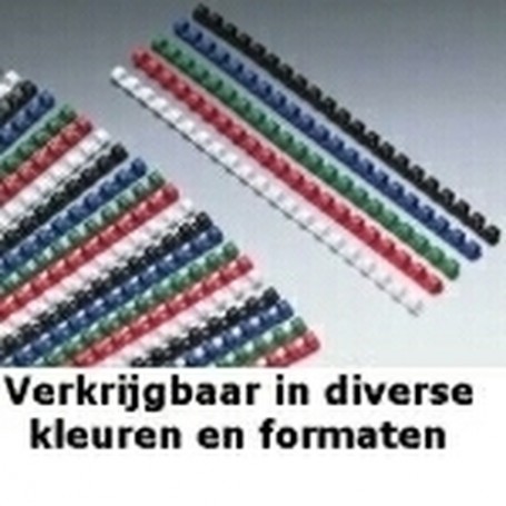 GBC Anelli plastici CombBind rossi 22 mm (100) (4028662)