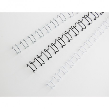 GBC Spirali metalliche MultiBind bianche 6 mm (100) (IB165085)