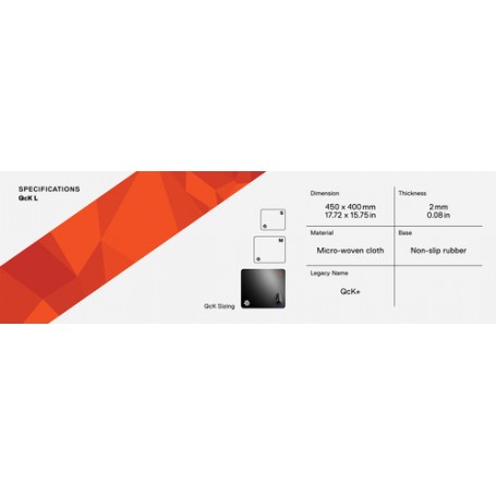 Steelseries STEEL-63003 Tappetino per mouse per gioco da computer Nero (63003)