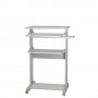 ROLINE PC Standing Workstation Forma rettangolare Metallo, Plastica Grigio, Bianco (RO17.02.1545)