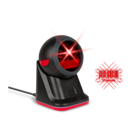 Hamlet HBCS1D360 lettore di codici a barre Lettore di codici a barre fisso 1D Laser Nero (HBCS1D360)