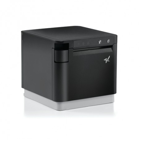 Star Micronics mC-Print3, Thermal, 3in, Cutter, Ethernet (LAN), USB, CloudPRNT, Black, EU & UK, PS60C Power Supply in (39654190)