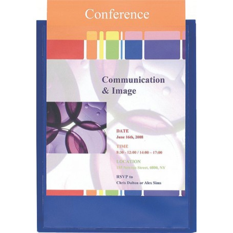 Exacompta 43502E cartella Polipropilene (PP) Blu A4 (43502E)