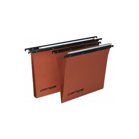 Bertesi Cartesio 100 cartella sospesa e accessorio Cartoncino, Polistirolo Arancione 50 pz (100/380B2)