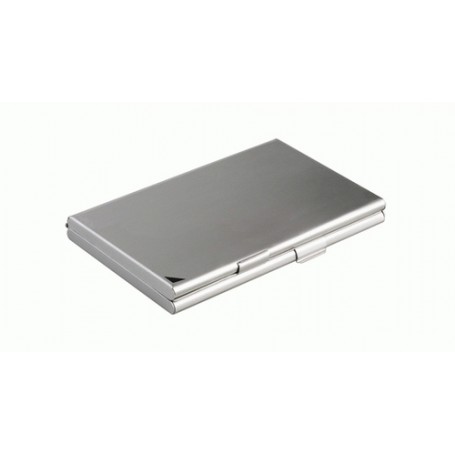 Durable BUSINESS CARD BOX duo portabiglietti da visita Alluminio Argento (2433-23)